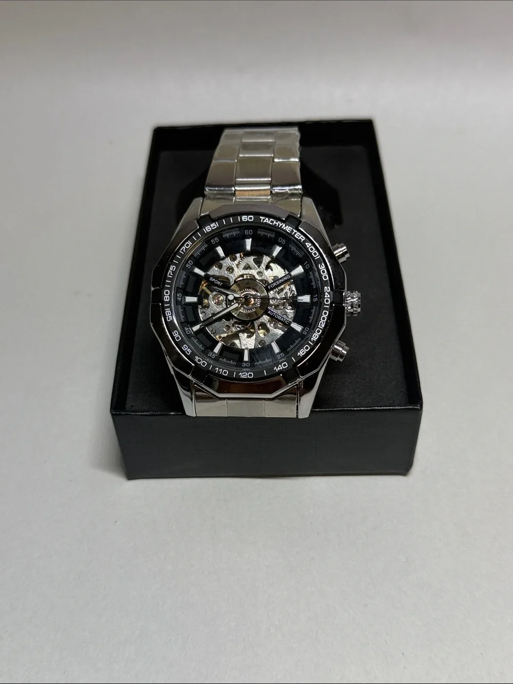 Dial watch  Stainless Steel Men’s Watch - Silver TM340